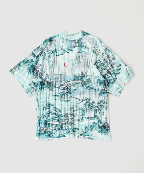 DAIRIKU（ダイリク）の「DAIRIKU / ダイリク "Japanese Pattern Aloha" Transfe（ニット/セーター・メンズ・グリーン/レッド・LARGE/MEDIUM）」の3枚目の写真