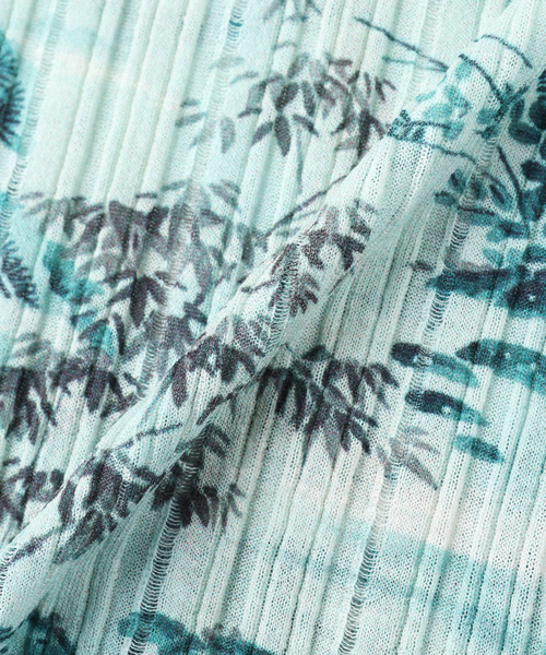 DAIRIKU（ダイリク）の「DAIRIKU / ダイリク "Japanese Pattern Aloha" Transfe（ニット/セーター・メンズ・グリーン/レッド・LARGE/MEDIUM）」の6枚目の写真