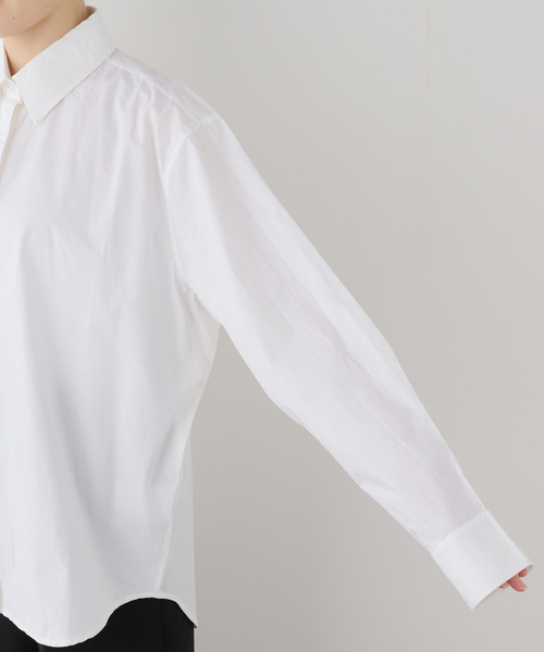 AP STUDIO（エーピーストゥディオ）の「【REMAIN/リメイン】Boxy Shirt（シャツ/ブラウス・レディース・ブラウン/ホワイト・FREE）」の15枚目の写真