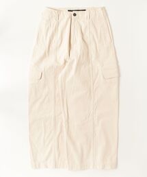 my beautiful landlet | 【my beautiful landlet】 PIGMENT PRINT WASHED DENIM WIDE CARGO PANTS - kinari(その他パンツ)