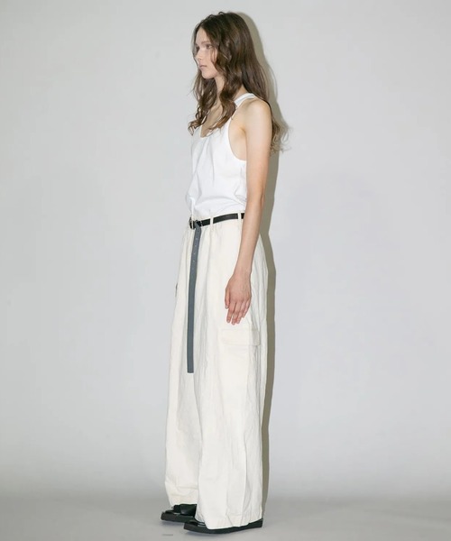 my beautiful landlet(マイビューティフルランドレット)の「【my beautiful landlet】 PIGMENT PRINT WASHED DENIM WIDE CARGO PANTS - kinari(その他パンツ・メンズ・キナリ・0/1/2)」の11枚目の写真