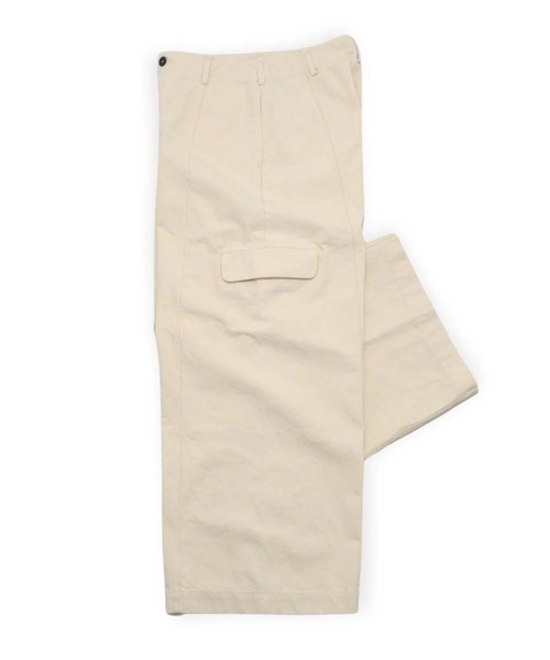 my beautiful landlet(マイビューティフルランドレット)の「【my beautiful landlet】 PIGMENT PRINT WASHED DENIM WIDE CARGO PANTS - kinari(その他パンツ・メンズ・キナリ・0/1/2)」の3枚目の写真