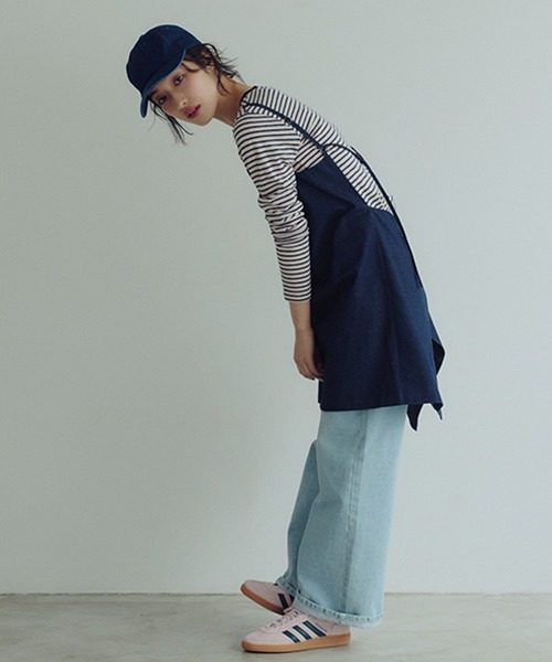 studio CLIP（スタディオクリップ）の「【daily CLIP】ルーズストレートデニム（デニムパンツ・レディース・ブルー/ライトブルー・MEDIUM/LARGE）」の20枚目の写真