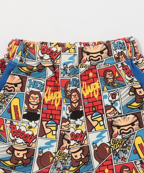 XLARGE KIDS（エクストララージキッズ）の「コミックファニーゴリラ ショートパンツ（その他パンツ・キッズ・ブルー/レモンイエロー・140cm/130cm/120cm/110cm/100cm/80ｃｍ/90cm）」の7枚目の写真