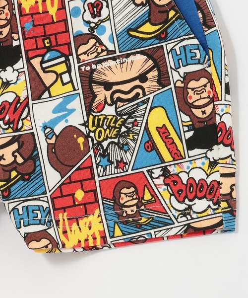 XLARGE KIDS（エクストララージキッズ）の「コミックファニーゴリラ ショートパンツ（その他パンツ・キッズ・ブルー/レモンイエロー・140cm/130cm/120cm/110cm/100cm/80ｃｍ/90cm）」の10枚目の写真