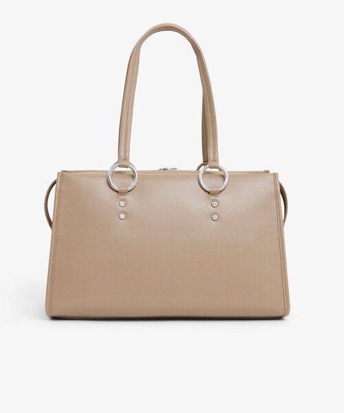 LACOSTE（ラコステ）の「セリス ワントーンハンドルバッグ（ハンドバッグ・レディース・ベージュ/ブラック・FREE）」の9枚目の写真