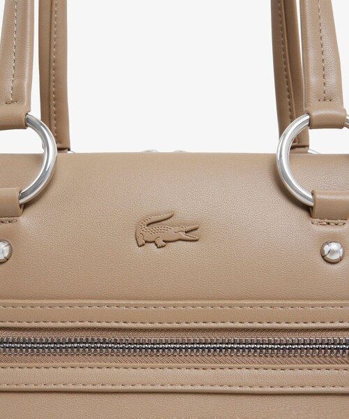 LACOSTE（ラコステ）の「セリス ワントーンハンドルバッグ（ハンドバッグ・レディース・ベージュ/ブラック・FREE）」の12枚目の写真