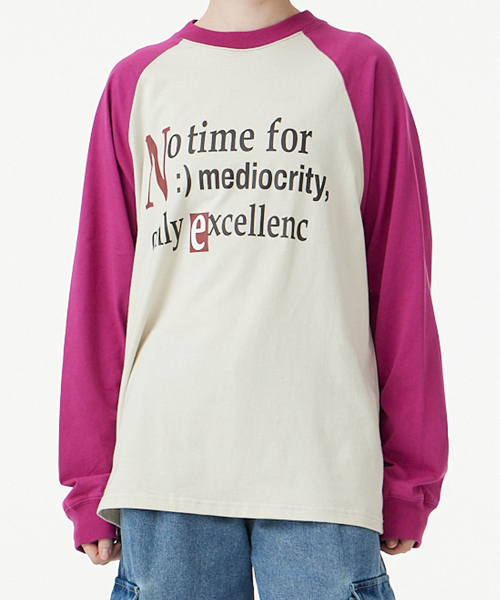 URBANAGE(アーバンエイジ)の「ノータイム ナグラン ロングスリーブ_ピンク(Tシャツ/カットソー・レディース・その他・MEDIUM/LARGE)」の5枚目の写真