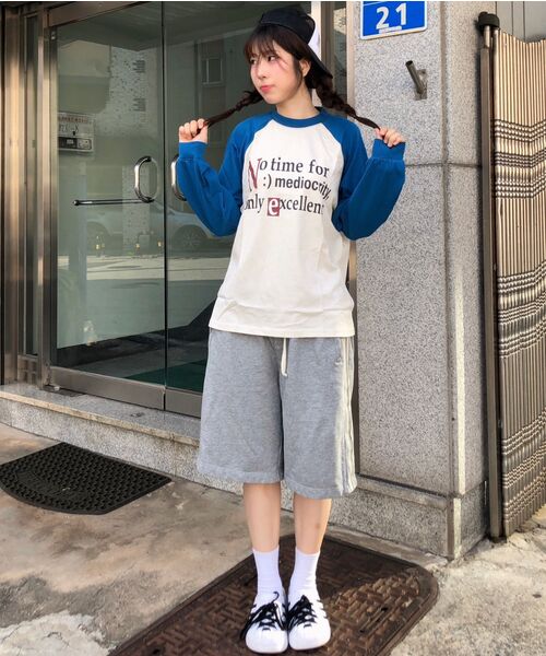 URBANAGE（アーバンエイジ）の「ノータイム ナグラン ロングスリーブ_ピンク（Tシャツ/カットソー・レディース・その他・MEDIUM/LARGE）」の8枚目の写真