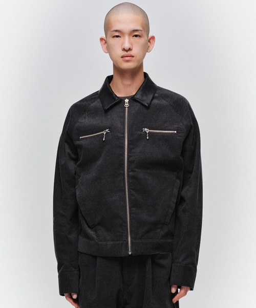 JIEDA(ジエダ)の「ENGINEERED CORDUROY JACKET(ブルゾン・メンズ・ダークグレー・2)」の1枚目の写真