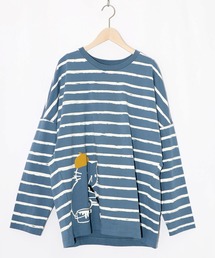 ScoLar Parity | 361113：画家ネコボーダーTシャツ(Tシャツ/カットソー)