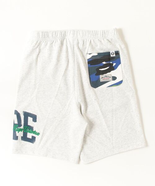 AAPE BY A BATHING APE（エーエイプバイアベイシングエイプ）の「AAPE BASIC SWEAT SHORTS（スウェットパンツ・メンズ・オフホワイト・LARGE/MEDIUM/XX-LARGE/SMALL/X-LARGE）」の6枚目の写真