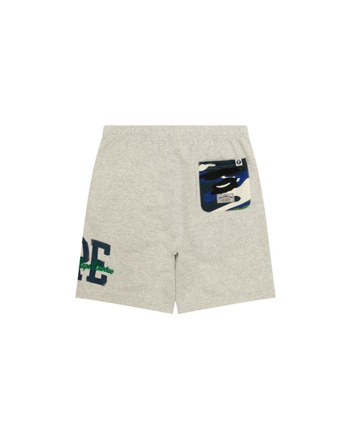 AAPE BY A BATHING APE（エーエイプバイアベイシングエイプ）の「AAPE BASIC SWEAT SHORTS（スウェットパンツ・メンズ・オフホワイト・LARGE/MEDIUM/XX-LARGE/SMALL/X-LARGE）」の2枚目の写真