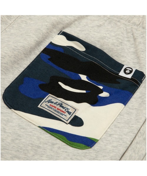 AAPE BY A BATHING APE（エーエイプバイアベイシングエイプ）の「AAPE BASIC SWEAT SHORTS（スウェットパンツ・メンズ・オフホワイト・LARGE/MEDIUM/XX-LARGE/SMALL/X-LARGE）」の5枚目の写真