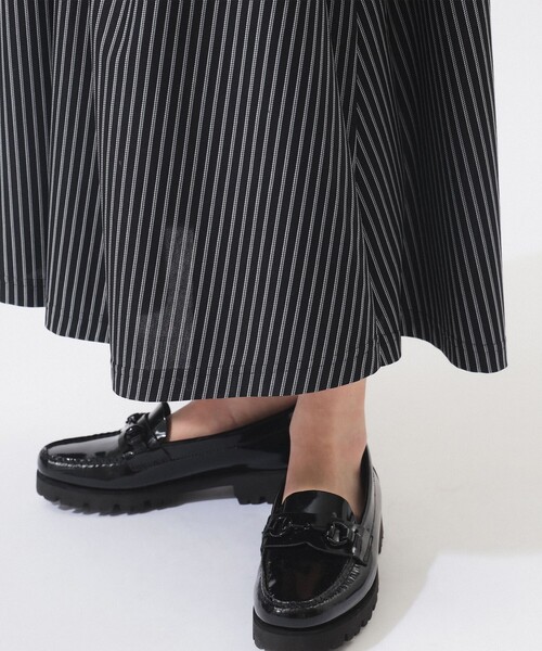 BEAMS BOY（ビームスボーイ）の「カット ツイル マキシ ワンピース（ワンピース・レディース・ブラック/サックスブルー/オリーブ・1/2）」の18枚目の写真