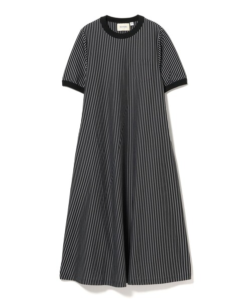 BEAMS BOY（ビームスボーイ）の「カット ツイル マキシ ワンピース（ワンピース・レディース・ブラック/サックスブルー/オリーブ・1/2）」の7枚目の写真