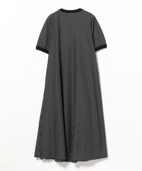 BEAMS BOY（ビームスボーイ）の「カット ツイル マキシ ワンピース（ワンピース・レディース・ブラック/サックスブルー/オリーブ・1/2）」の8枚目の写真