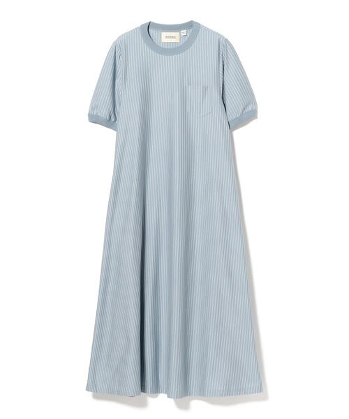 BEAMS BOY（ビームスボーイ）の「カット ツイル マキシ ワンピース（ワンピース・レディース・ブラック/サックスブルー/オリーブ・1/2）」の13枚目の写真