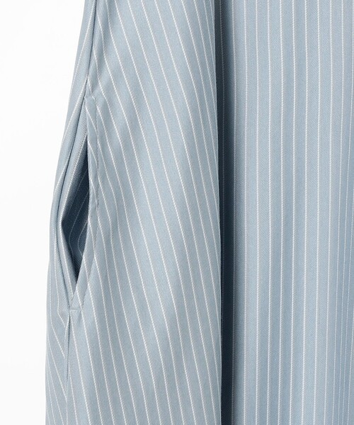 BEAMS BOY（ビームスボーイ）の「カット ツイル マキシ ワンピース（ワンピース・レディース・ブラック/サックスブルー/オリーブ・1/2）」の16枚目の写真