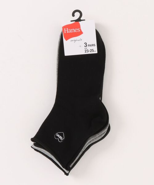 HANES(ヘインズ)の「HANES/ヘインズ ソックス Hanes originals クォーターレングス 3足組 HWSCD202(ソックス/靴下・レディース・マルチ/その他・S)」の10枚目の写真