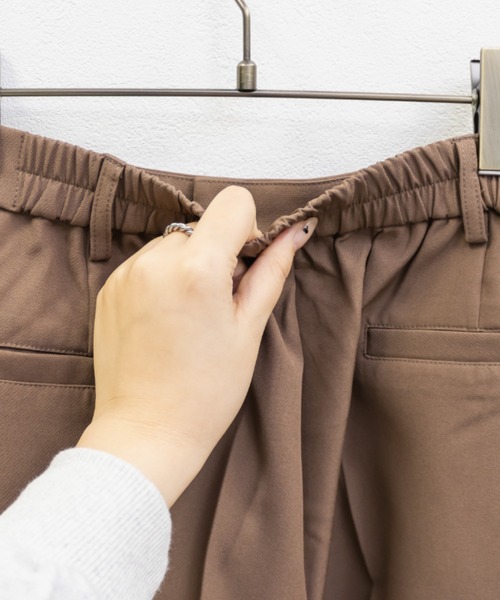CLETTE(クレット)の「CLETTEオリジナルセンタープレスフレアパンツ(その他パンツ・レディース・ブラック/ブラウン/ネイビー・4L/3L/LL)」の15枚目の写真
