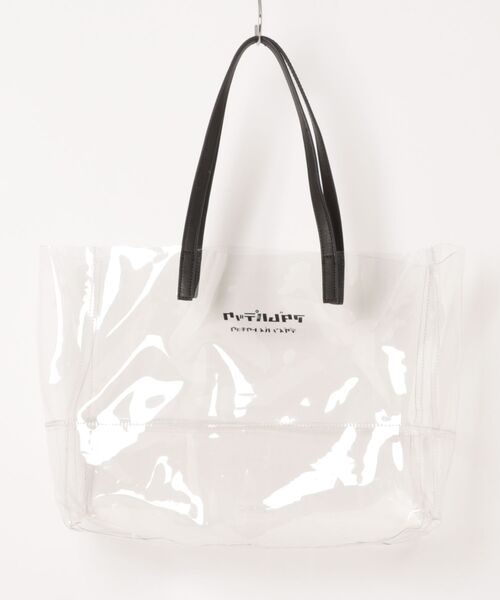 ADAM PATEK(アダムパテック)の「【ADAM PATEK/ アダムパテック 【 BVOROUGH 】CLEAR LEATHER HANDLE PVC TOTE(トートバッグ・メンズ・ホワイト・ONESIZE)」の13枚目の写真