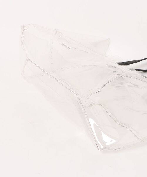 ADAM PATEK(アダムパテック)の「【ADAM PATEK/ アダムパテック 【 BVOROUGH 】CLEAR LEATHER HANDLE PVC TOTE(トートバッグ・メンズ・ホワイト・ONESIZE)」の12枚目の写真