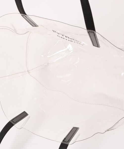 ADAM PATEK(アダムパテック)の「【ADAM PATEK/ アダムパテック 【 BVOROUGH 】CLEAR LEATHER HANDLE PVC TOTE(トートバッグ・メンズ・ホワイト・ONESIZE)」の11枚目の写真