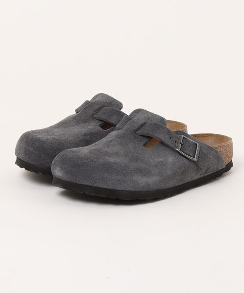 BIRKENSTOCK(ビルケンシュトック)の「ビルケンシュトック 1031678 BOSTON LEVE Charcoal 【Narrow幅】/ ボストンチャコールスエード(サンダル・レディース・チャコールグレー・41/42/36/40/38/39/37/43/35/44)」の1枚目の写真