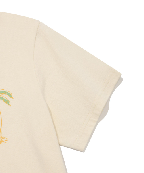 COVERNAT WOMAN(カバーナットウーマン)の「ウィメンズクロップビーチファムTシャツ アイボリー(Tシャツ/カットソー・レディース・その他・WS/WM)」の6枚目の写真