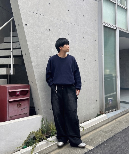 MandO（エムオー）（エムオー）の「ヴィンテージベイカーバギーダブルニーペインターパンツ（その他パンツ・メンズ・ベージュ/ブラック・LARGE/MEDIUM/SMALL）」の19枚目の写真
