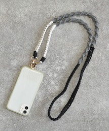 ALTROSE（アルトローズ）の「スマホストラップ スマホショルダー 3色コード マクラメウェーブ（スマホグッズ）」