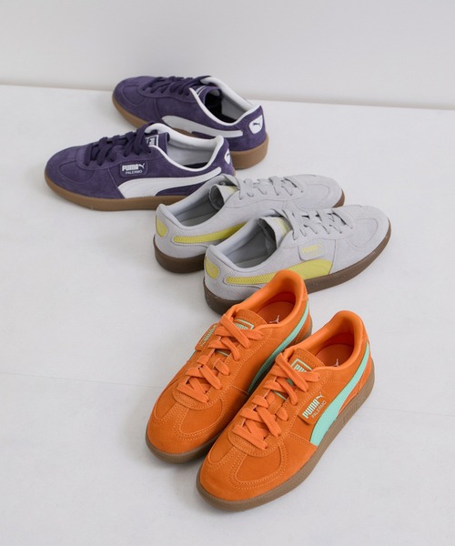 PUMA（プーマ）の「【PUMA/プーマ】パレルモ（スニーカー・レディース・オレンジ系その他2/パープル系その他2/シルバー系その他・24/23/25）」の4枚目の写真