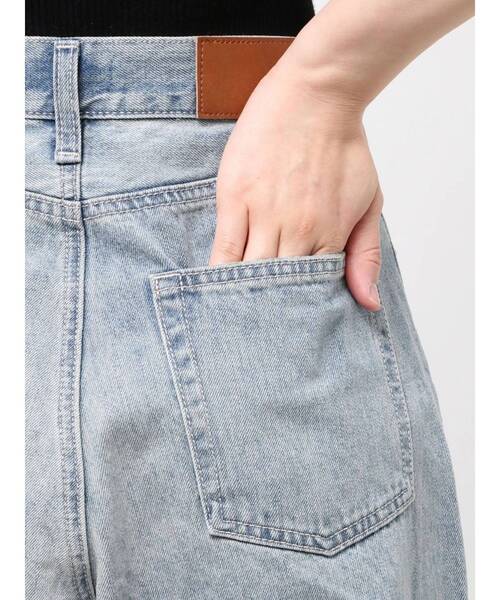 EVRIS（エヴリス）の「BACKスラッシュレースハイウエストワイドデニムパンツ　春服（デニムパンツ・レディース・インディゴブルー/ライトブルー/ブラック・SMALL/MEDIUM）」の18枚目の写真