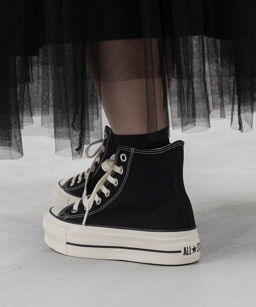 CONVERSE（コンバース）の「CONVERSE コンバース ALL STAR LIFTED HI オールスター リフテッド ハイカット 厚底 スニーカー（スニーカー・レディース・ブラック・22.0cm/22.5cm/23.0cm/23.5cm/24.0cm/24.5cm/25.0cm/25.5cm/26.0cm）」の11枚目の写真