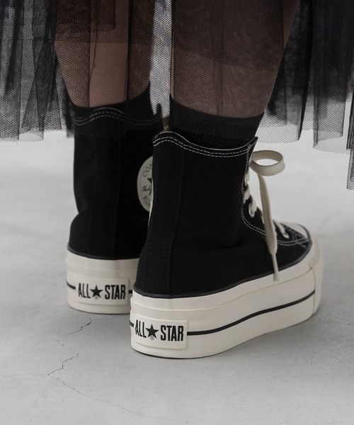 CONVERSE（コンバース）の「CONVERSE コンバース ALL STAR LIFTED HI オールスター リフテッド ハイカット 厚底 スニーカー（スニーカー・レディース・ブラック・22.0cm/22.5cm/23.0cm/23.5cm/24.0cm/24.5cm/25.0cm/25.5cm/26.0cm）」の12枚目の写真