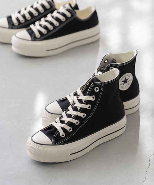 CONVERSE（コンバース）の「CONVERSE コンバース ALL STAR LIFTED HI オールスター リフテッド ハイカット 厚底 スニーカー（スニーカー・レディース・ブラック・22.0cm/22.5cm/23.0cm/23.5cm/24.0cm/24.5cm/25.0cm/25.5cm/26.0cm）」の21枚目の写真