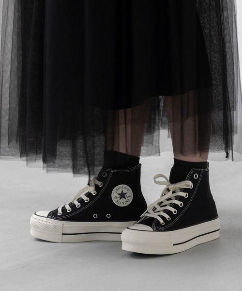 CONVERSE（コンバース）の「CONVERSE コンバース ALL STAR LIFTED HI オールスター リフテッド ハイカット 厚底 スニーカー（スニーカー・レディース・ブラック・22.0cm/22.5cm/23.0cm/23.5cm/24.0cm/24.5cm/25.0cm/25.5cm/26.0cm）」の13枚目の写真