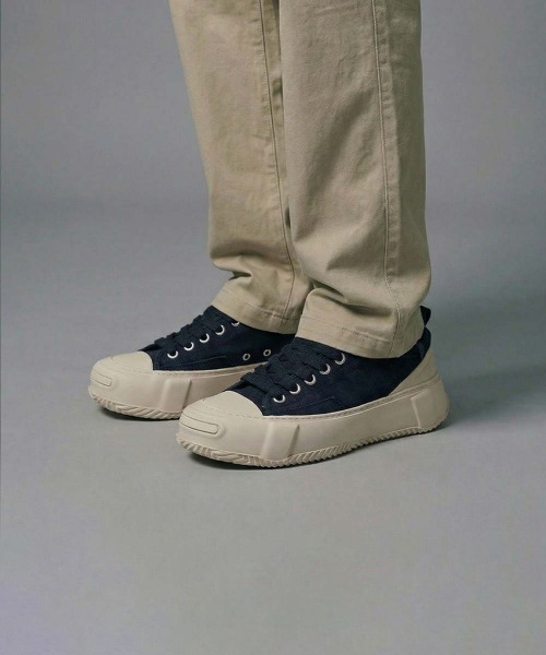 ディストーション ブロック ロー DISTORTION BLOCK LOW Black/White
