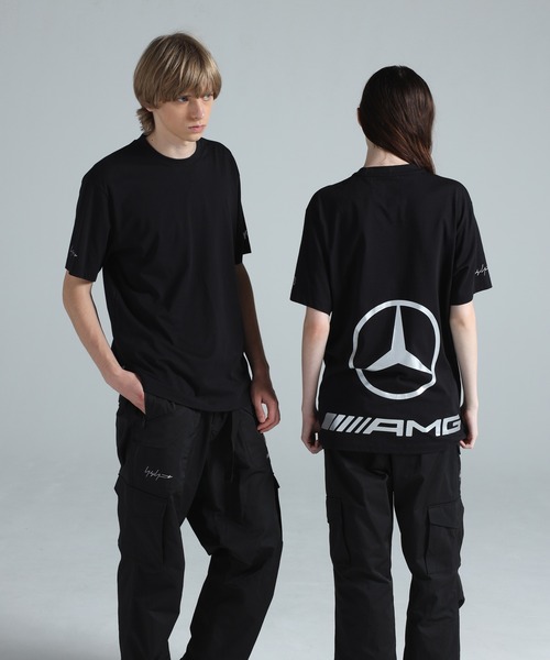 Y-3(ワイスリー)の「Y-3 MERCEDES - AMG PETRONAS FORMULA 1 TEAM CHAOS LOGO SHORT SLEEVE TEE(Tシャツ/カットソー・メンズ・ブラック・X-SMALL/SMALL/MEDIUM/LARGE/X-LARGE/XX-LARGE/XX-SMALL)」の1枚目の写真