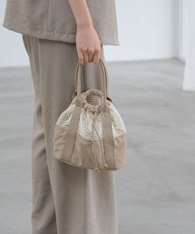 LAKOLE | メッシュコンビ巾着ショルダーバッグ / 633917(ショルダーバッグ)