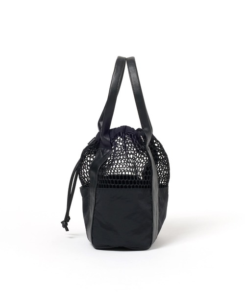 LAKOLE（ラコレ）の「メッシュコンビ巾着ショルダーバッグ / 633917（ショルダーバッグ・レディース・ブラック/ブラウン/ベージュ・FREE）」の7枚目の写真