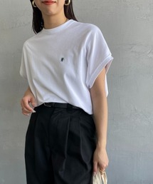GYMPHLEX | [GYMPHLEX/ジムフレックス] ワンポイントロゴ刺繍 ノースリーブカットソー(Tシャツ/カットソー)