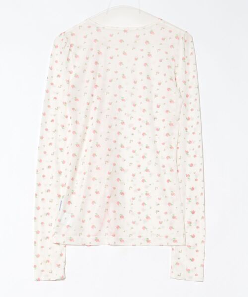 Little sunny bite(リトルサニーバイト)の「littlesunnybite/リトルサニーバイト/floral tulle top(Tシャツ/カットソー・レディース・ブラック/ピンク/ホワイト・S/M)」の12枚目の写真