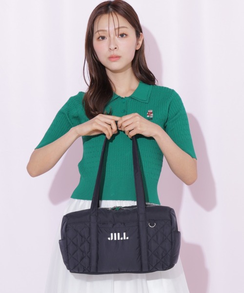 JILL by JILL STUART(ジルバイジルスチュアート)の「キルティングボストン(ボストンバッグ・レディース・ブラック/ホワイト/ピンク・FREE)」の11枚目の写真