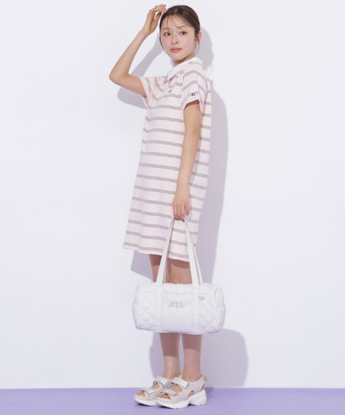 JILL by JILL STUART(ジルバイジルスチュアート)の「キルティングボストン(ボストンバッグ・レディース・ブラック/ホワイト/ピンク・FREE)」の19枚目の写真