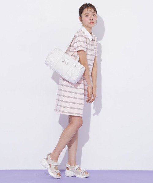 JILL by JILL STUART(ジルバイジルスチュアート)の「キルティングボストン(ボストンバッグ・レディース・ブラック/ホワイト/ピンク・FREE)」の21枚目の写真