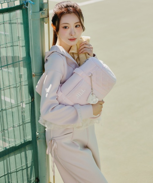 JILL by JILL STUART(ジルバイジルスチュアート)の「キルティングボストン(ボストンバッグ・レディース・ブラック/ホワイト/ピンク・FREE)」の6枚目の写真