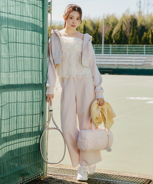 JILL by JILL STUART(ジルバイジルスチュアート)の「キルティングボストン(ボストンバッグ・レディース・ブラック/ホワイト/ピンク・FREE)」の7枚目の写真