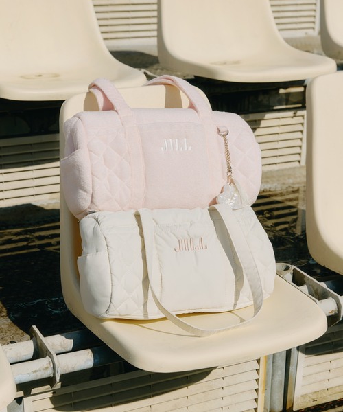 JILL by JILL STUART(ジルバイジルスチュアート)の「キルティングボストン(ボストンバッグ・レディース・ブラック/ホワイト/ピンク・FREE)」の5枚目の写真